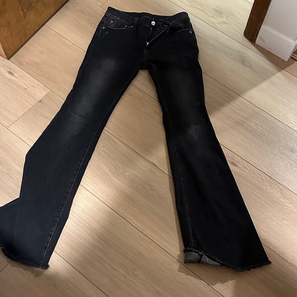 Retrofete Dark Wash Flare Jeans